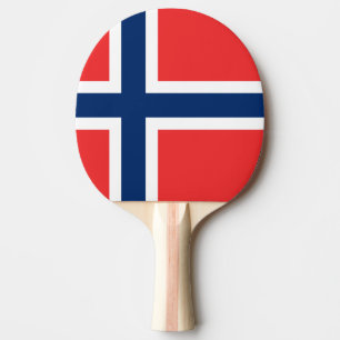 Vlag van Noorwegen Tafeltennisbatje