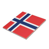 Vlag van Noorwegen Tegeltje (Zijkant)