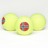 Vlag van Noorwegen Tennisballen (Multi)