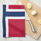 Vlag van Noorwegen Theedoek (Quarter Fold)