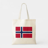 Vlag van Noorwegen Tote Bag (Achterkant)