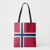 Vlag van Noorwegen Tote Bag (Voorkant)