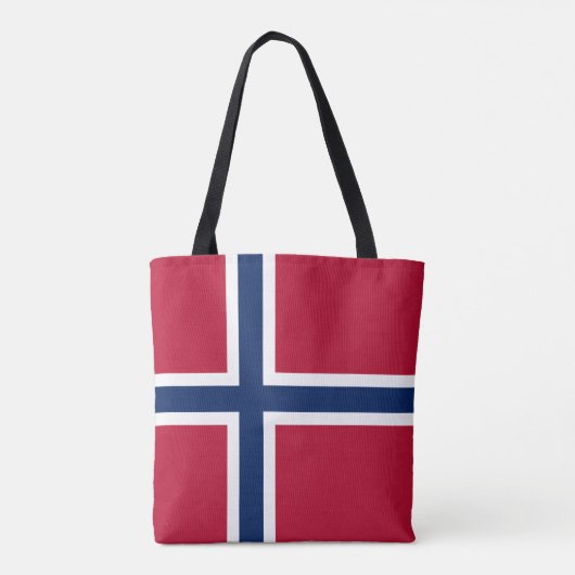 Vlag van Noorwegen Tote Bag (Achterkant)