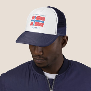 Vlag van Noorwegen Trucker Pet