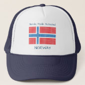 Vlag van Noorwegen Trucker Pet (Voorkant)