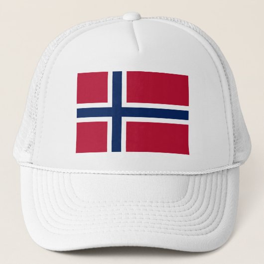 Vlag van Noorwegen Trucker Pet (Voorkant)