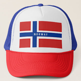 Vlag van Noorwegen Trucker Pet