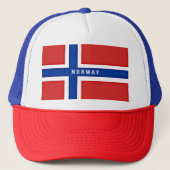 Vlag van Noorwegen Trucker Pet (Voorkant)