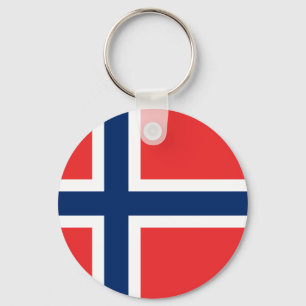 Vlag van Noorwegen - vlaggen van Noorwegen - Det n Sleutelhanger