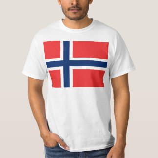 Vlag van Noorwegen - vlaggen van Noorwegen - Det n T-shirt