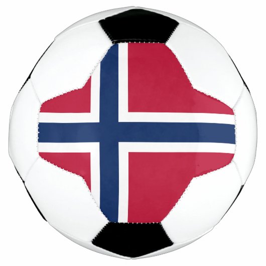 Vlag van Noorwegen Voetbal (Voorkant)