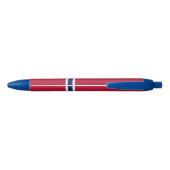 Vlag van Noorwegen Zwarte Inkt Pen (Achterkant)