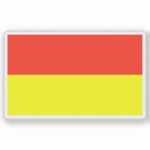 Vlag van Nordhorn, Duitsland Sticker