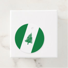 vlag van Norfolk Bedankjes Labels