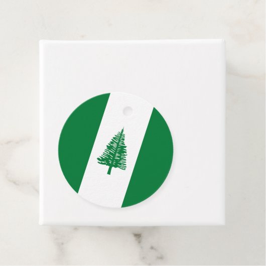 vlag van Norfolk Bedankjes Labels (In situ)