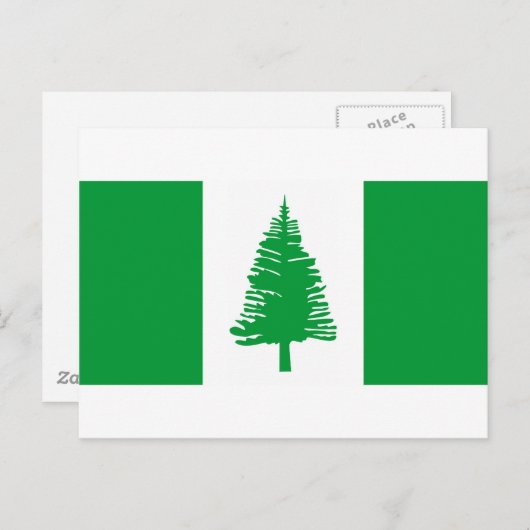 vlag van Norfolk Briefkaart (Voorkant / Achterkant)