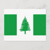 vlag van Norfolk Briefkaart (Voorkant)