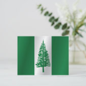 vlag van Norfolk Briefkaart (Staand voorkant)