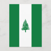 vlag van Norfolk Briefkaart (Voorkant)