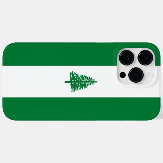 vlag van Norfolk Case-Mate iPhone Case (Achterkant (horizontaal))