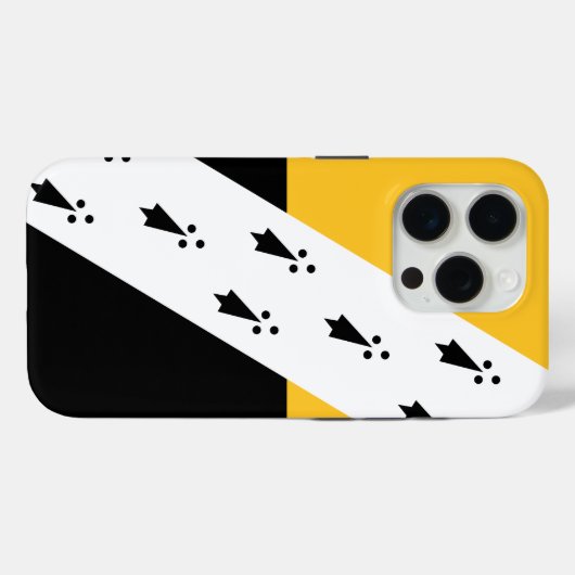 Vlag van Norfolk Case-Mate iPhone Case (Achterkant (horizontaal))