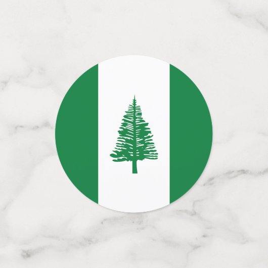 vlag van Norfolk Confetti (Kleine voorkant)