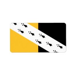 Vlag van Norfolk County, Engeland Labels