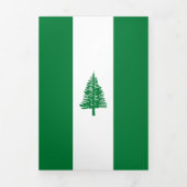 vlag van Norfolk Drieluik Kaart (Cover)