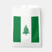Vlag van Norfolk-eiland Bedankzakje (Voorkant)