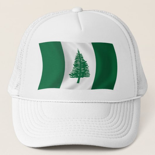 Vlag van Norfolk-eiland Muts Trucker Pet (Voorkant)