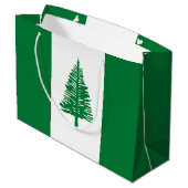 vlag van Norfolk Groot Cadeauzakje (Achterkant Gekanteld)