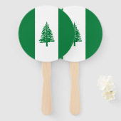 vlag van Norfolk Handwaaier (Voorkant en achterkant)