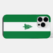 Vlag van Norfolk iPhone Hoesje (Achterkant horizontaal)