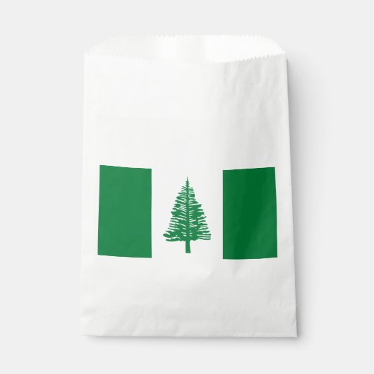 Vlag van Norfolk Island Bedankzakje (Voorkant)