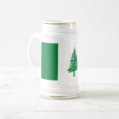 Vlag van Norfolk Island Bierpul (Voorkant links)