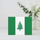 Vlag van Norfolk Island Briefkaart (Staand voorkant)