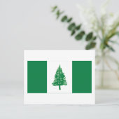 Vlag van Norfolk Island Briefkaart (Staand voorkant)