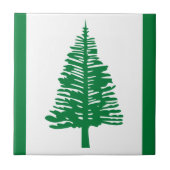 Vlag van Norfolk Island Ceramic Tile Tegeltje (Voorkant)