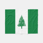 Vlag van Norfolk Island Fleece Deken (Voorkant (Horizontaal))