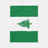 Vlag van Norfolk Island Fleece Deken (Voorkant)
