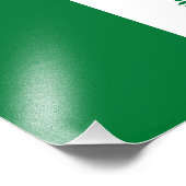 Vlag van Norfolk Island Foto Afdruk (Hoek)