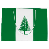 Vlag van Norfolk Island Groot Cadeauzakje (Achterkant)