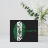 Vlag van Norfolk Island, "INASMUCH" Briefkaart (Staand voorkant)