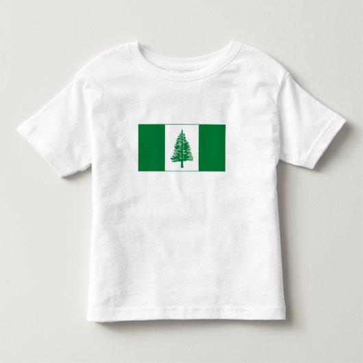 Vlag van Norfolk Island Kinder Shirts (Voorkant)