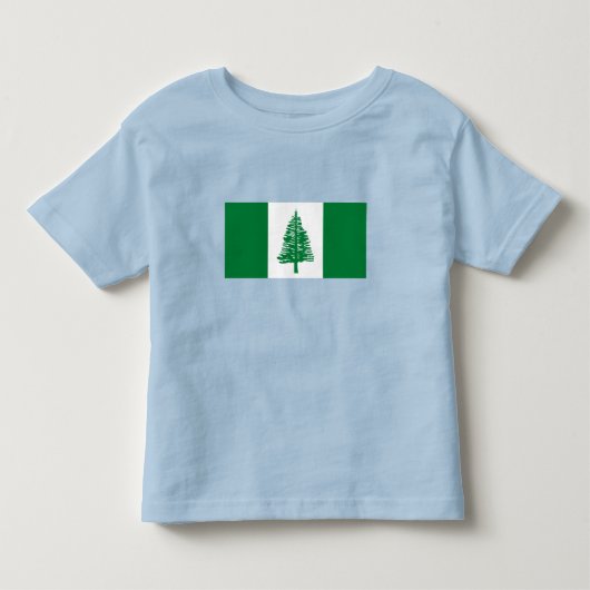 Vlag van Norfolk Island Kinder Shirts (Voorkant)