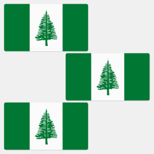 Vlag van Norfolk Island Labels