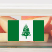 Vlag van Norfolk Island Labels (Aangebracht)