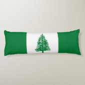 Vlag van Norfolk Island Lichaamskussen (Achterkant)