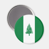 Vlag van Norfolk Island Magneet (Voorkant / Achterkant)