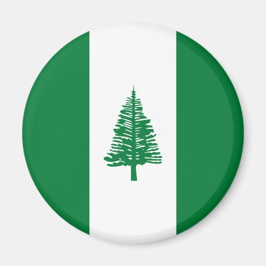 Vlag van Norfolk Island Magneet (Voorkant)
